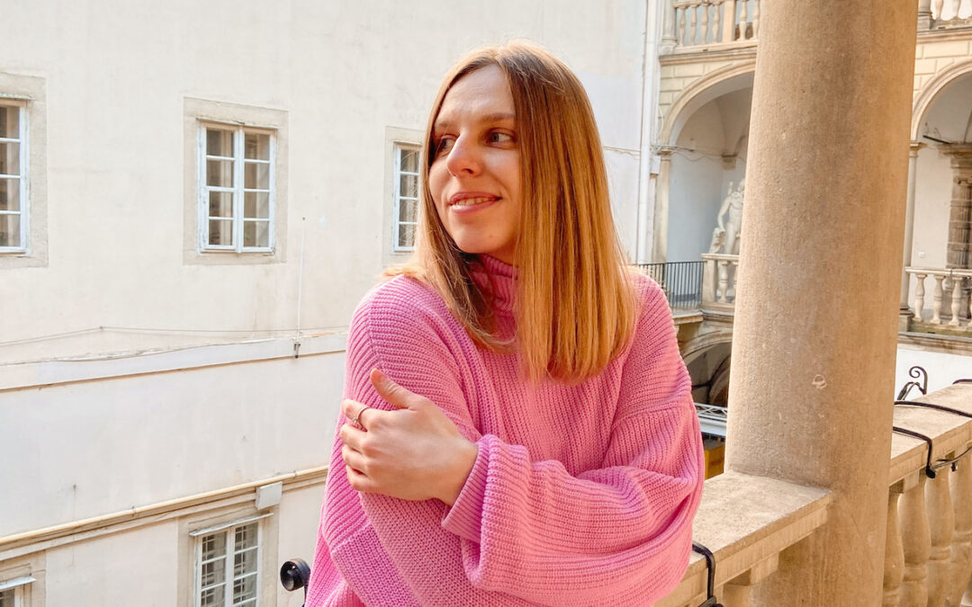 “Nincsenek gondolatok – csak egy vad félelem az életért. Egyszerűen túléltem ezeket a napokat”,Karina Nagornaya, 25 éves, Irpin