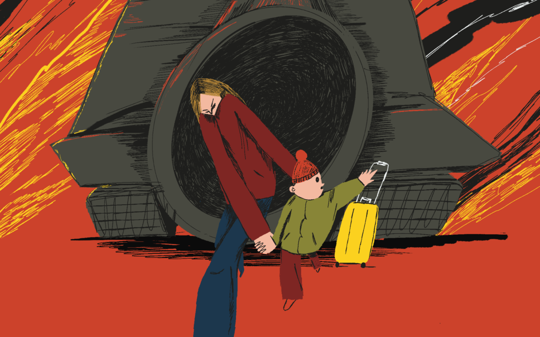 “On the seventh day, my husband received a phone call from work and he was told, ‘Save yourself as best as you can. Irpin has been occupied.’ It saved our lives”, Inessa, 25, Irpin – Lviv Region